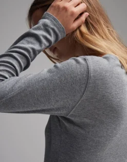 someday Fashion Shirts>Longsleeve Sorana Easy Grey