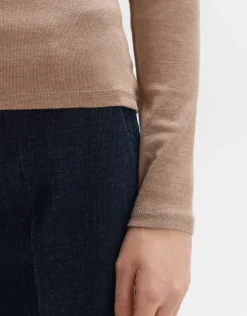 someday Fashion Shirts>Longsleeve Sorana Nutmeg