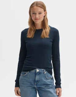 someday Fashion Shirts>Longsleeve Sueli Coal Blue