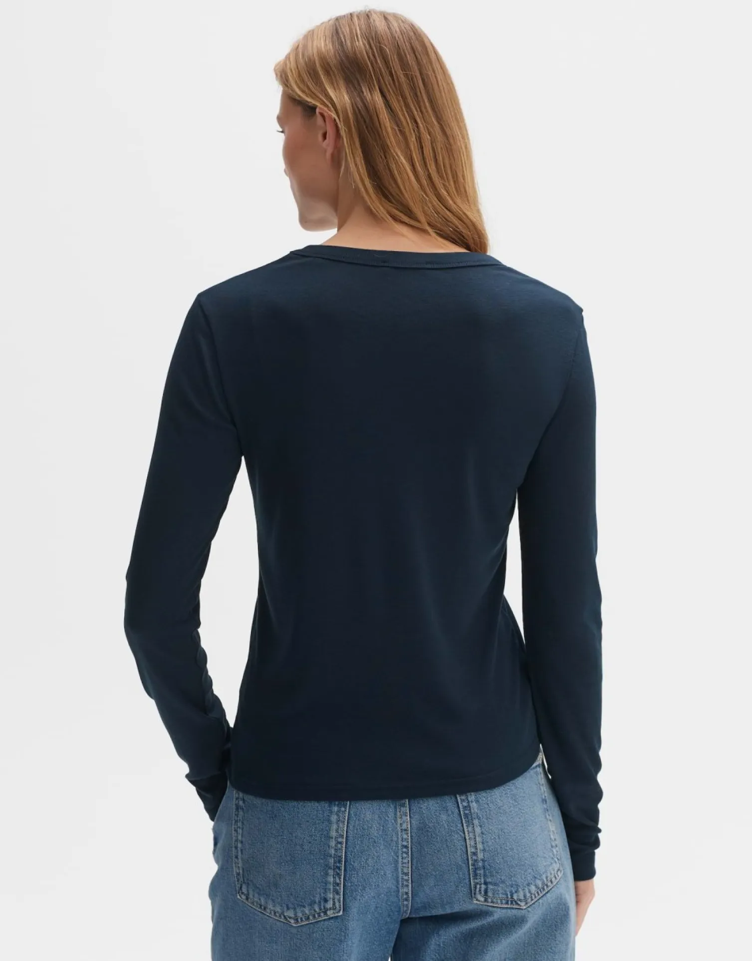 someday Fashion Shirts>Longsleeve Sueli Coal Blue