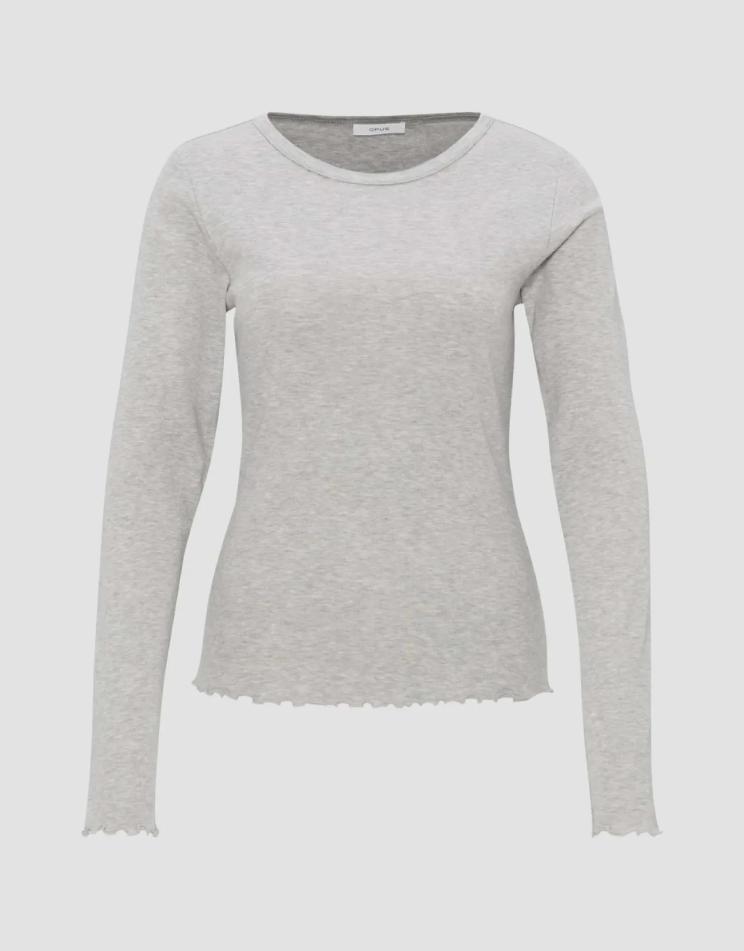 someday Fashion Shirts>Longsleeve Surbel Hazy Fog Melange
