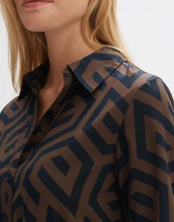 someday Fashion Jurken Rokken>Midi Jurk Werano Sandalwood