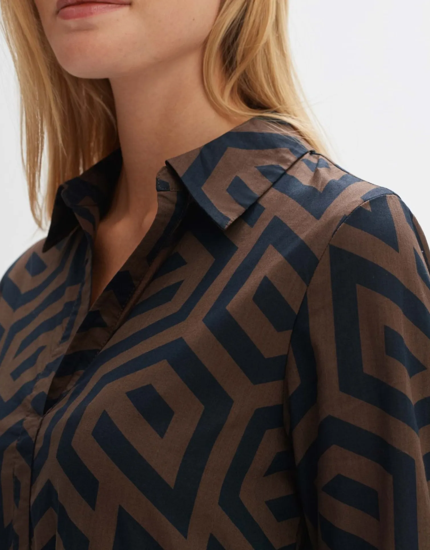 someday Fashion Jurken Rokken>Midi Jurk Werano Sandalwood