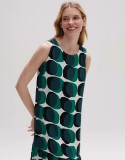 someday Fashion Jurken Rokken>Midi Jurk Wicy Witty Deep Teal