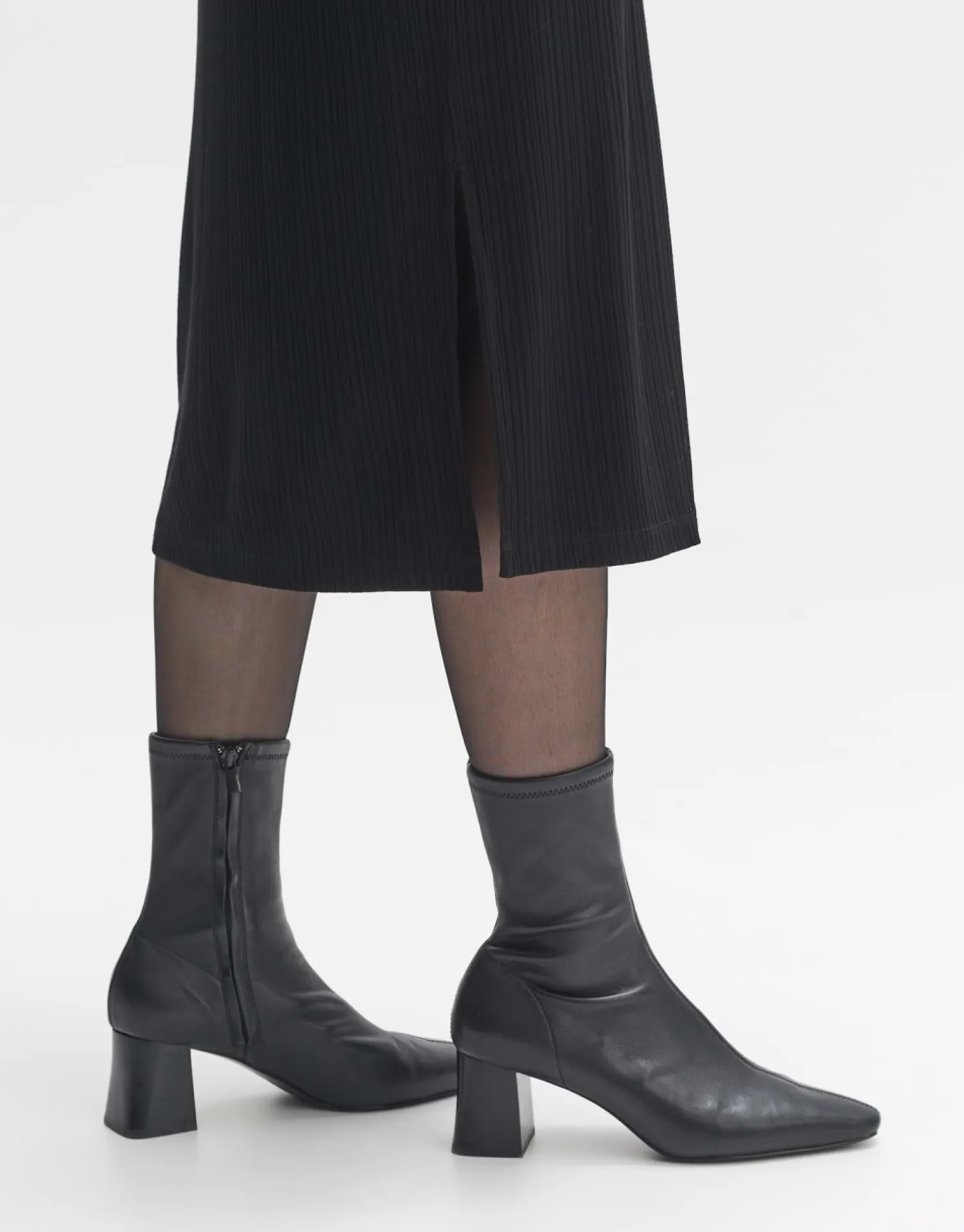 someday Fashion Jurken Rokken>Midi Jurk Wipona Black