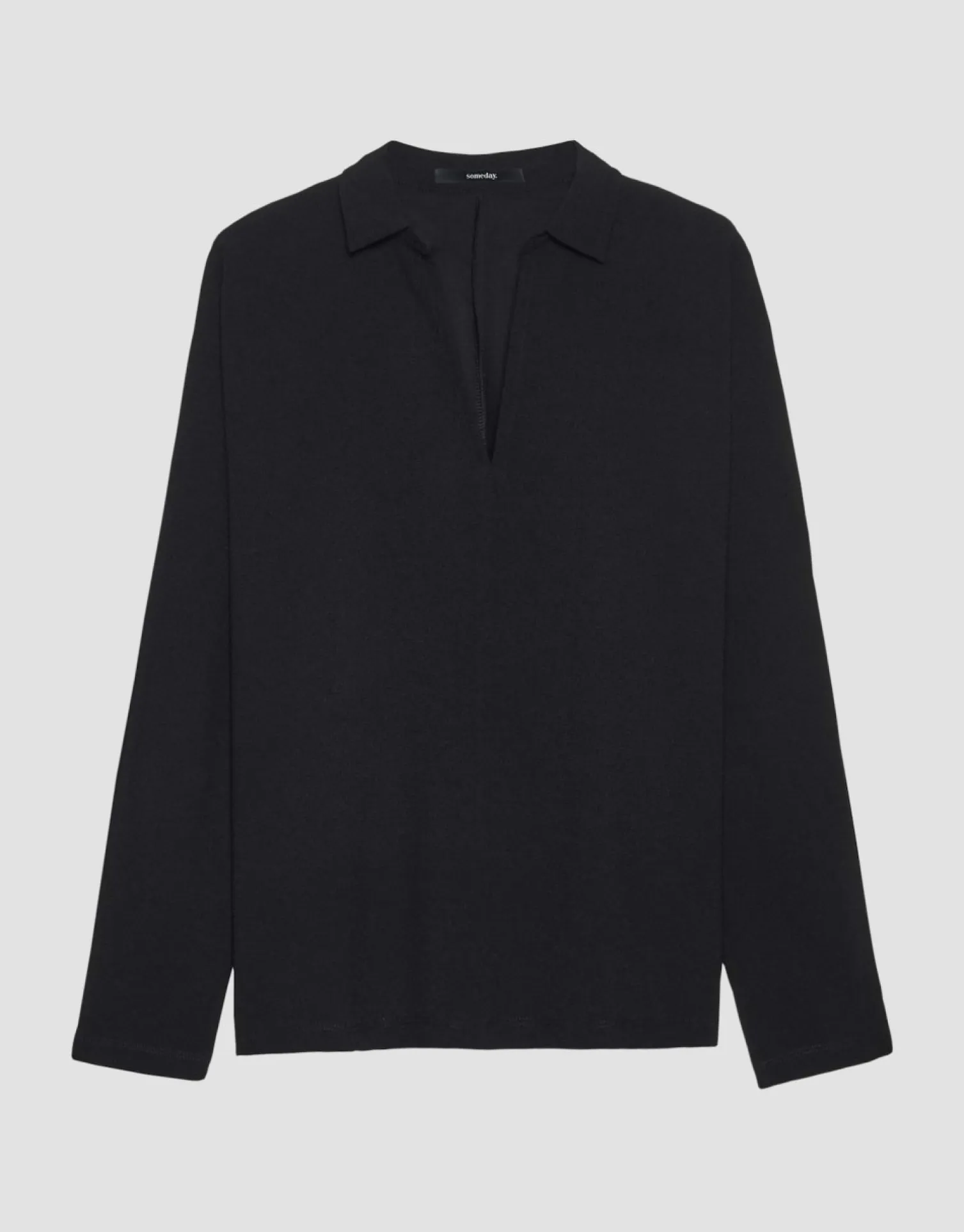 someday Fashion Shirts>Overhemd Kiby Black