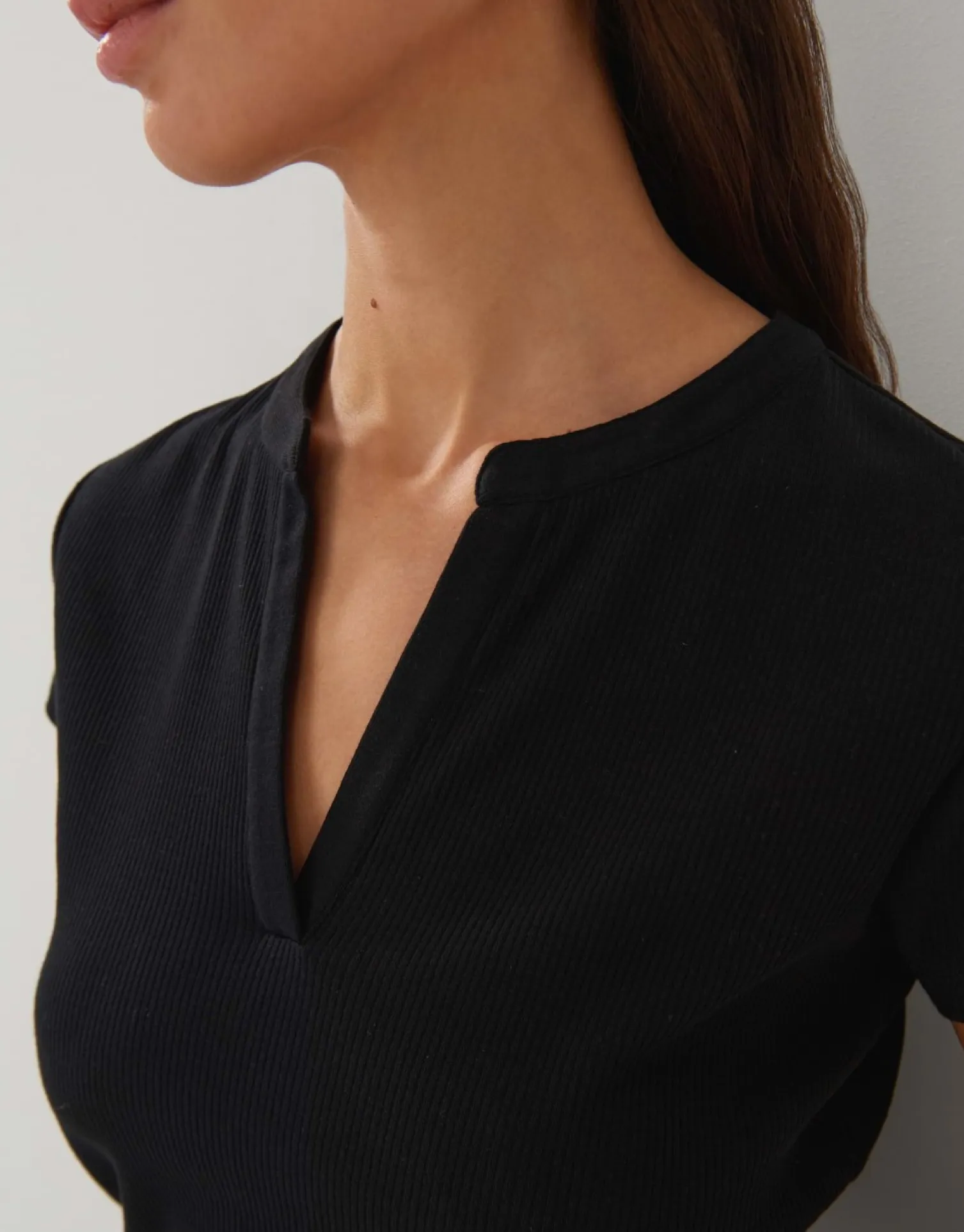 someday Fashion Shirts>Overhemd Kleoh Detail Black