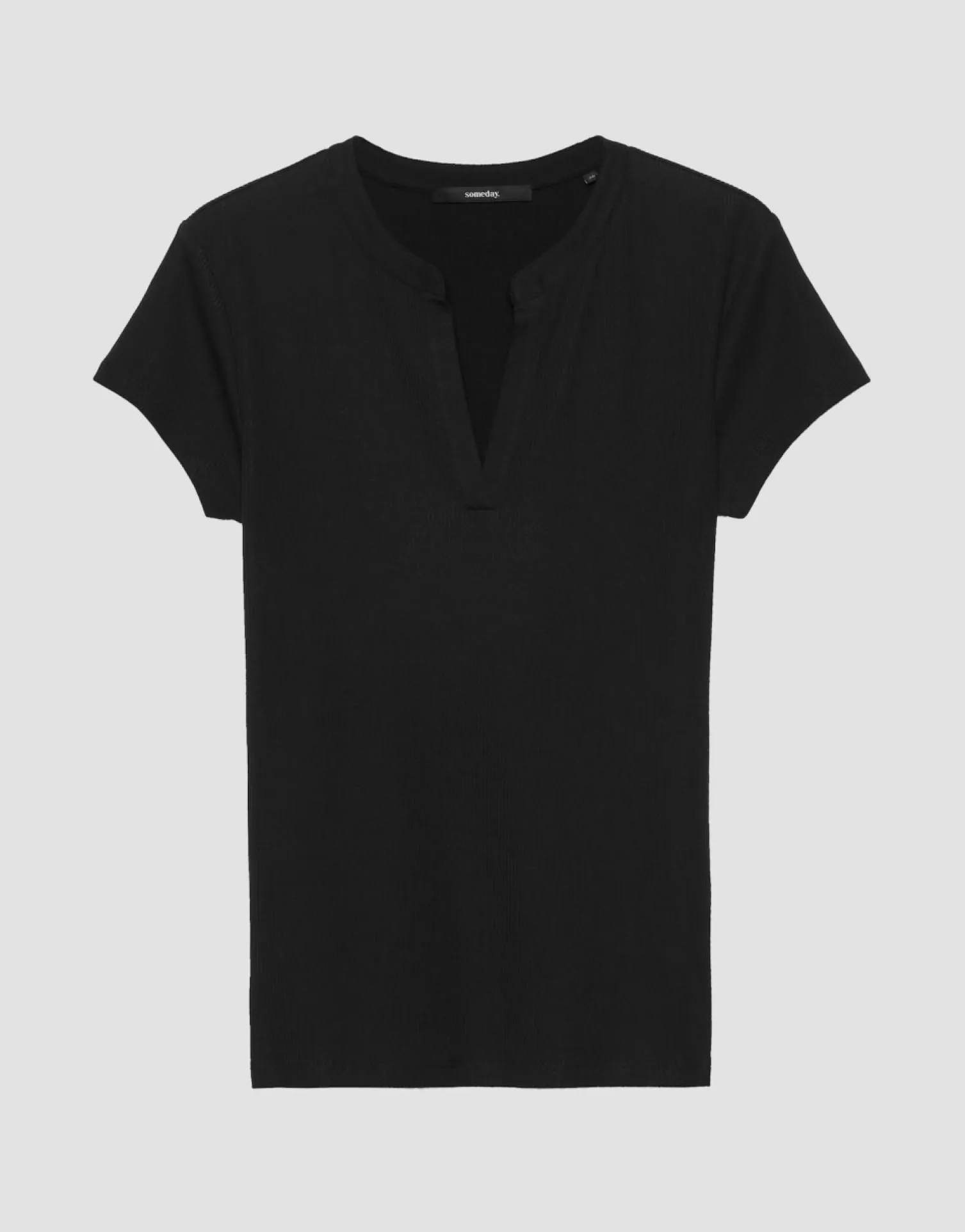 someday Fashion Shirts>Overhemd Kleoh Detail Black