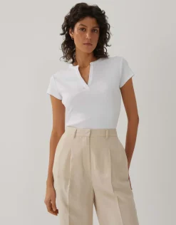 someday Fashion Shirts>Overhemd Kleoh Detail White