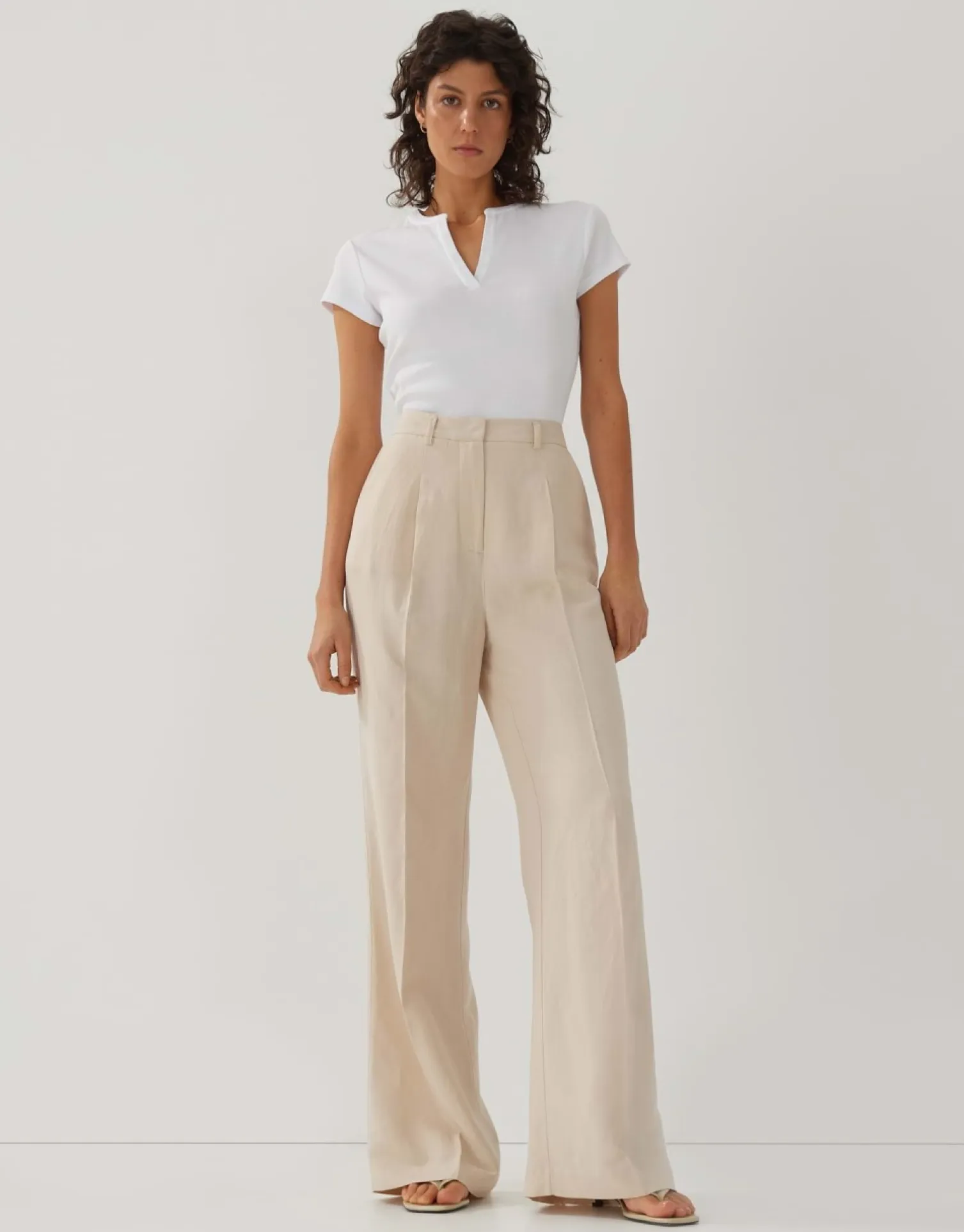 someday Fashion Shirts>Overhemd Kleoh Detail White