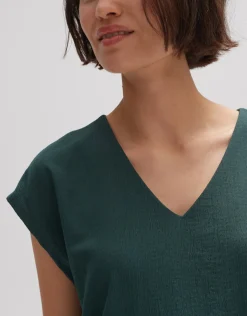 someday Fashion Shirts>Overhemd Seltiko Deep Teal