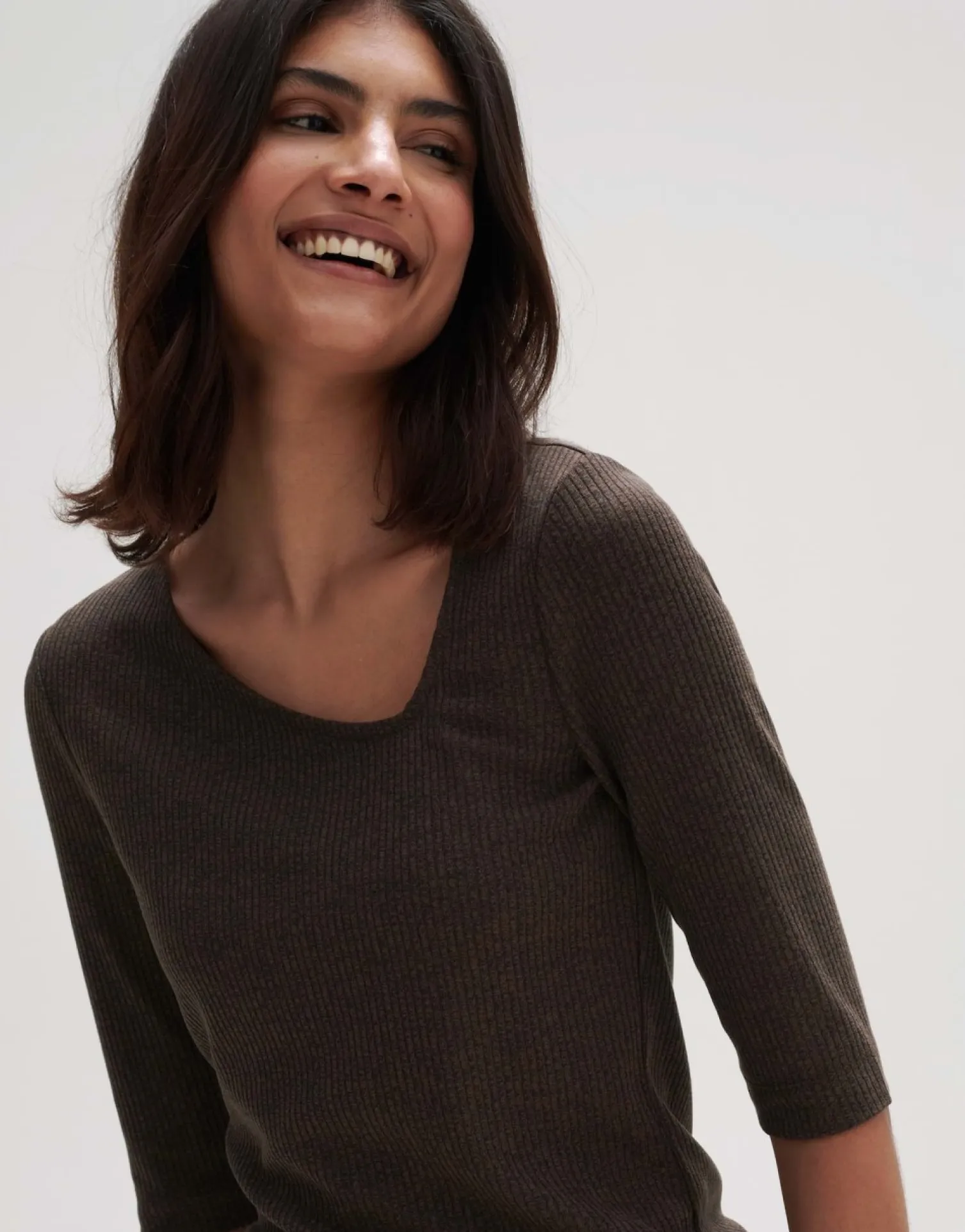 someday Fashion Shirts>Overhemd Sifasym Sandalwood