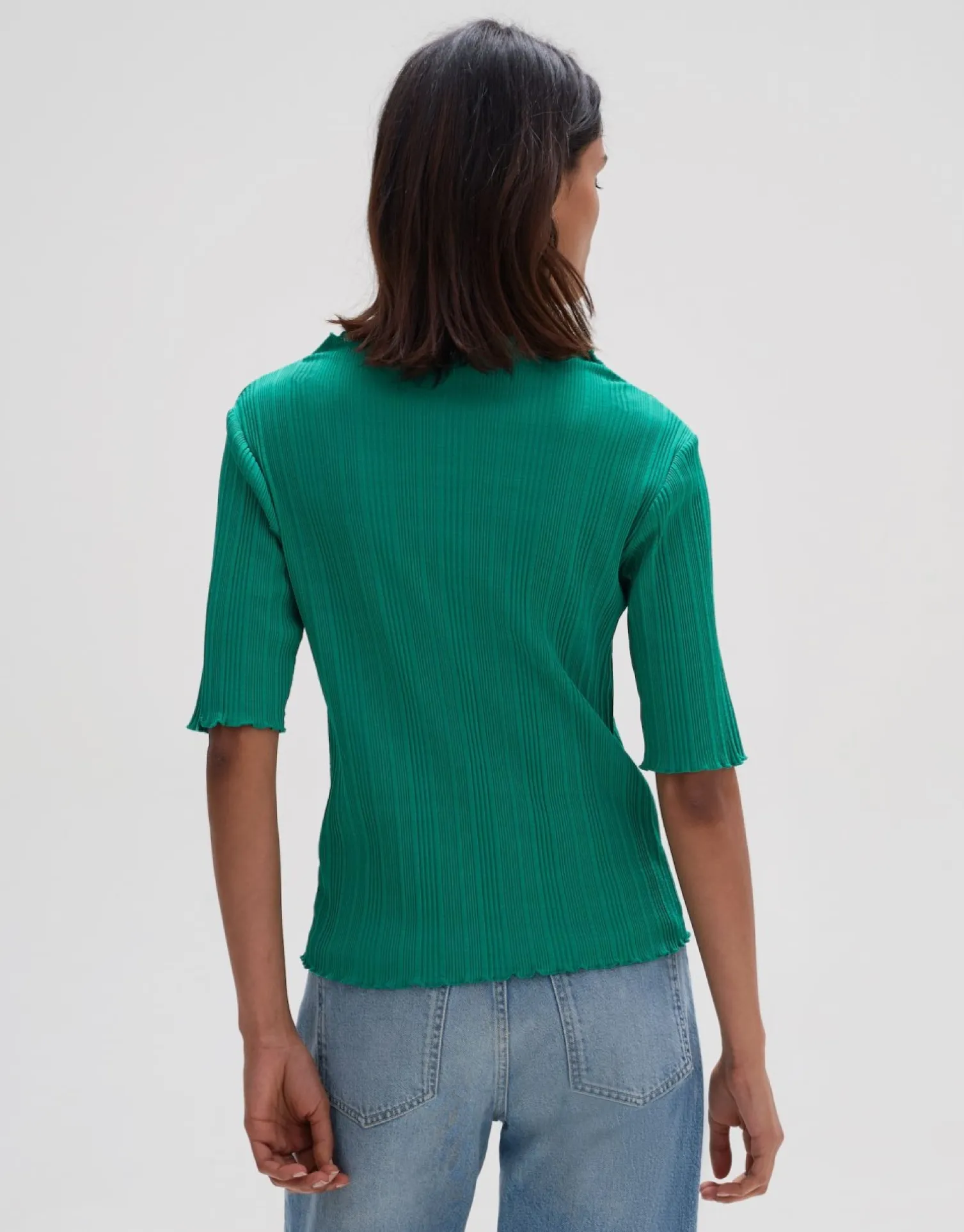 someday Fashion Shirts>Overhemd Sopami Pepper Green