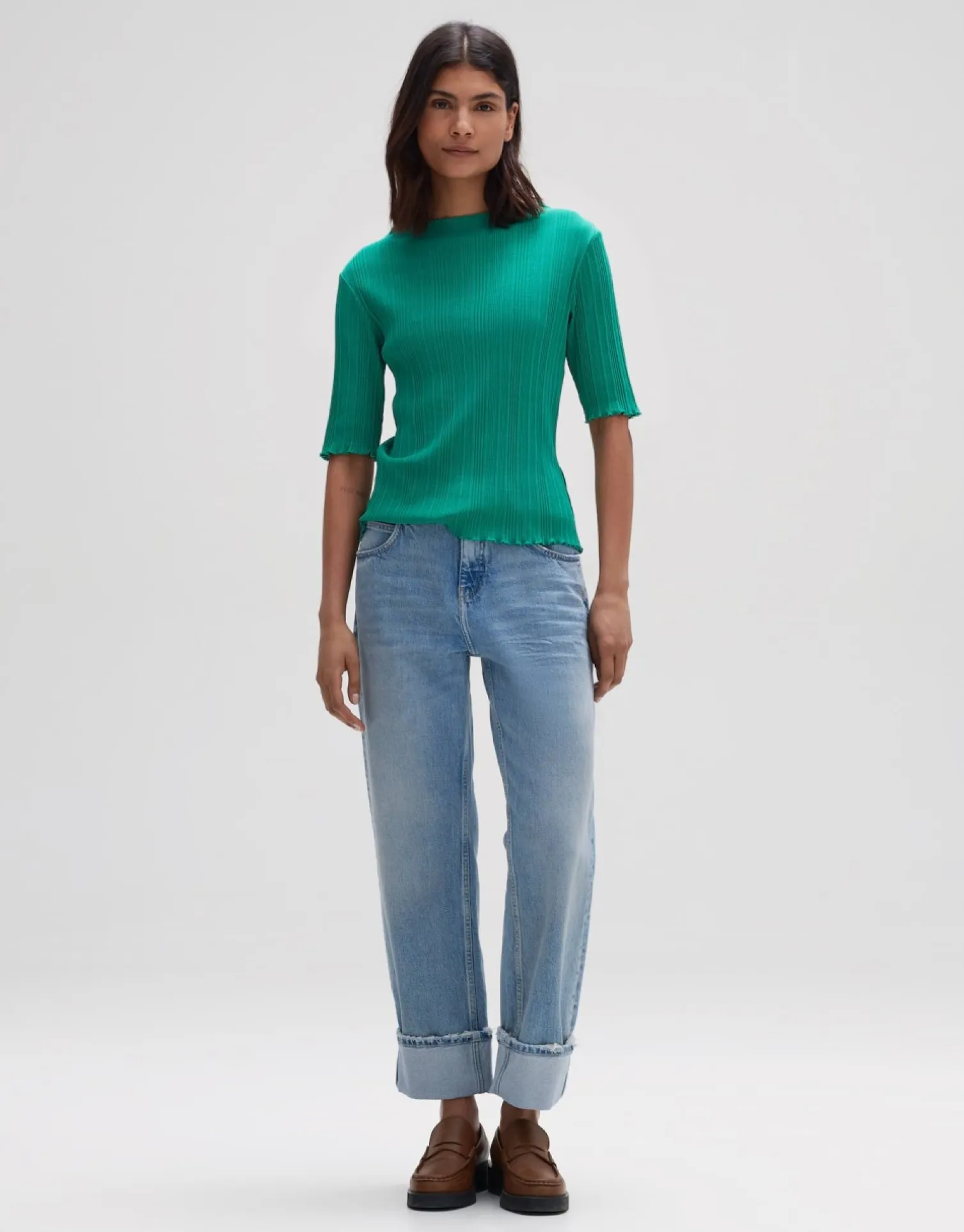 someday Fashion Shirts>Overhemd Sopami Pepper Green