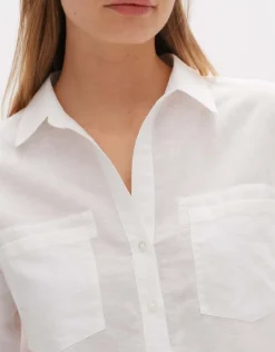 someday Fashion Blouses>Overhemdblouse Fredda White
