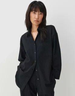 someday Fashion Blouses>Overhemdblouse Zosie Stripe Ocean