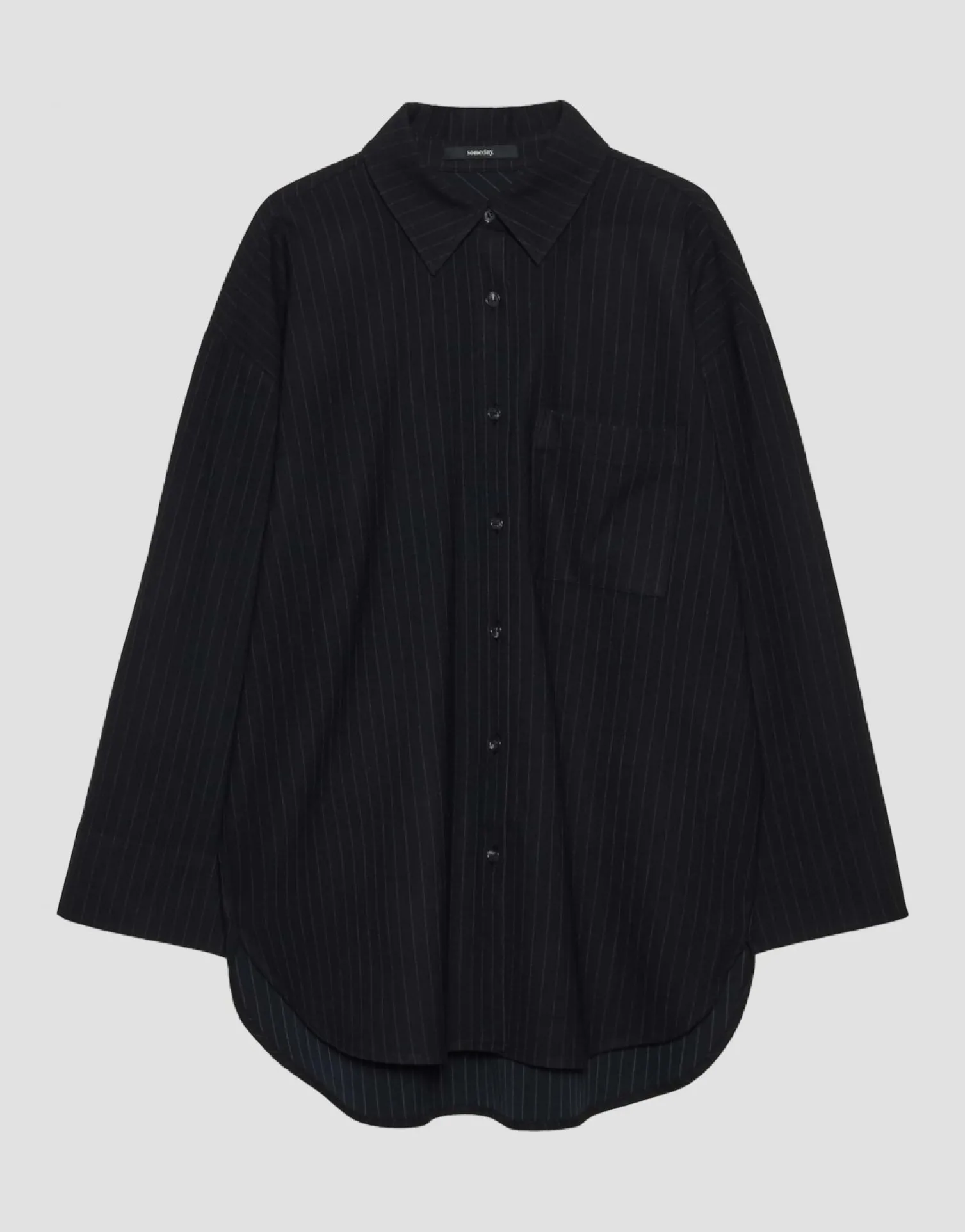 someday Fashion Blouses>Overhemdblouse Zosie Stripe Ocean
