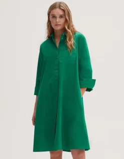 someday Fashion Jurken Rokken>Overhemdjurk Wempa Tulip Green