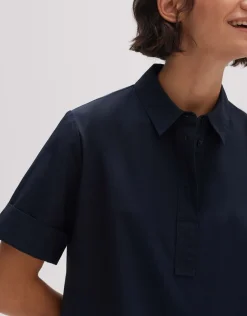 someday Fashion Jurken Rokken>Overhemdjurk Wolta Coal Blue