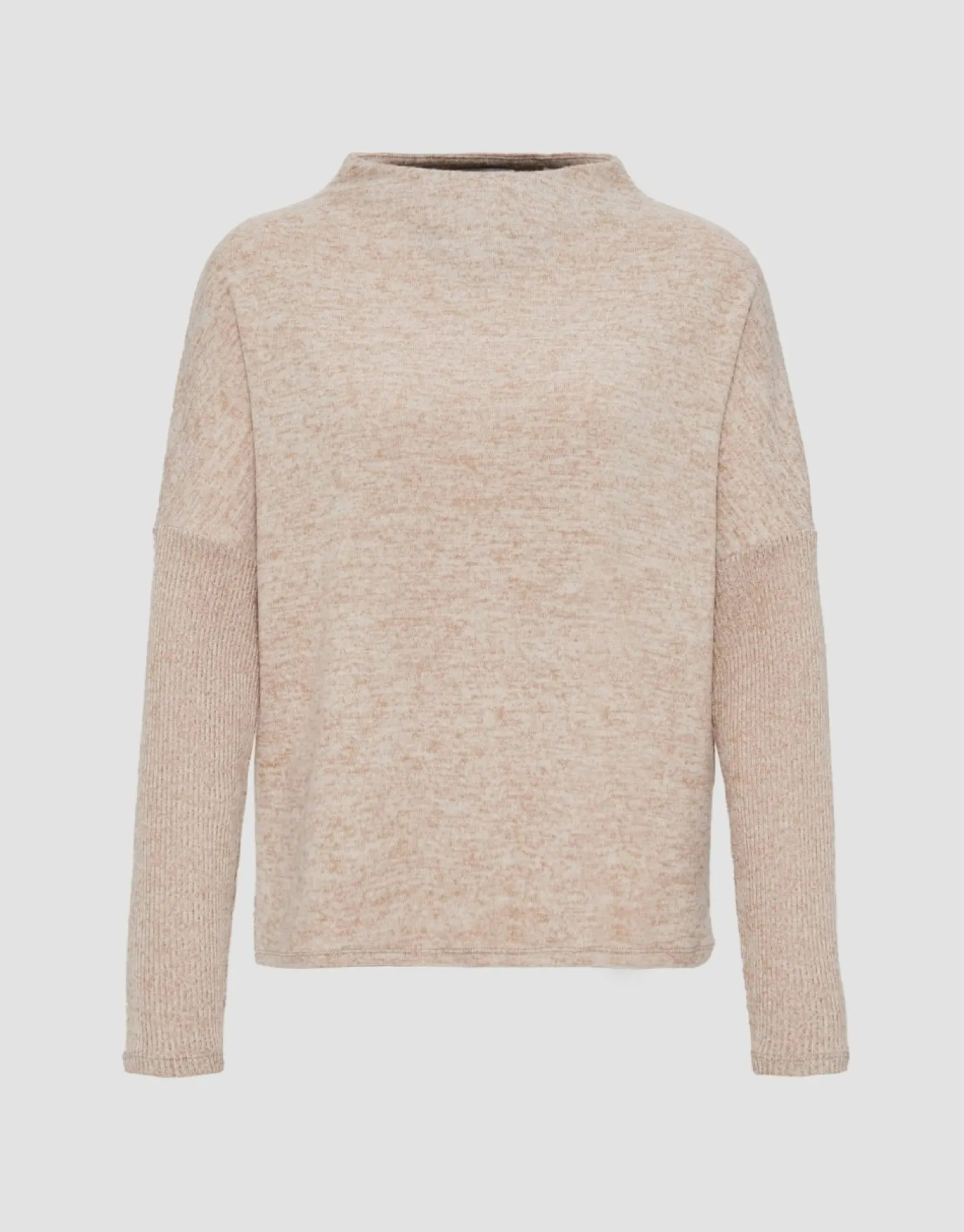 someday Fashion Shirts>Oversized Shirt Shamina Soft Nutmeg