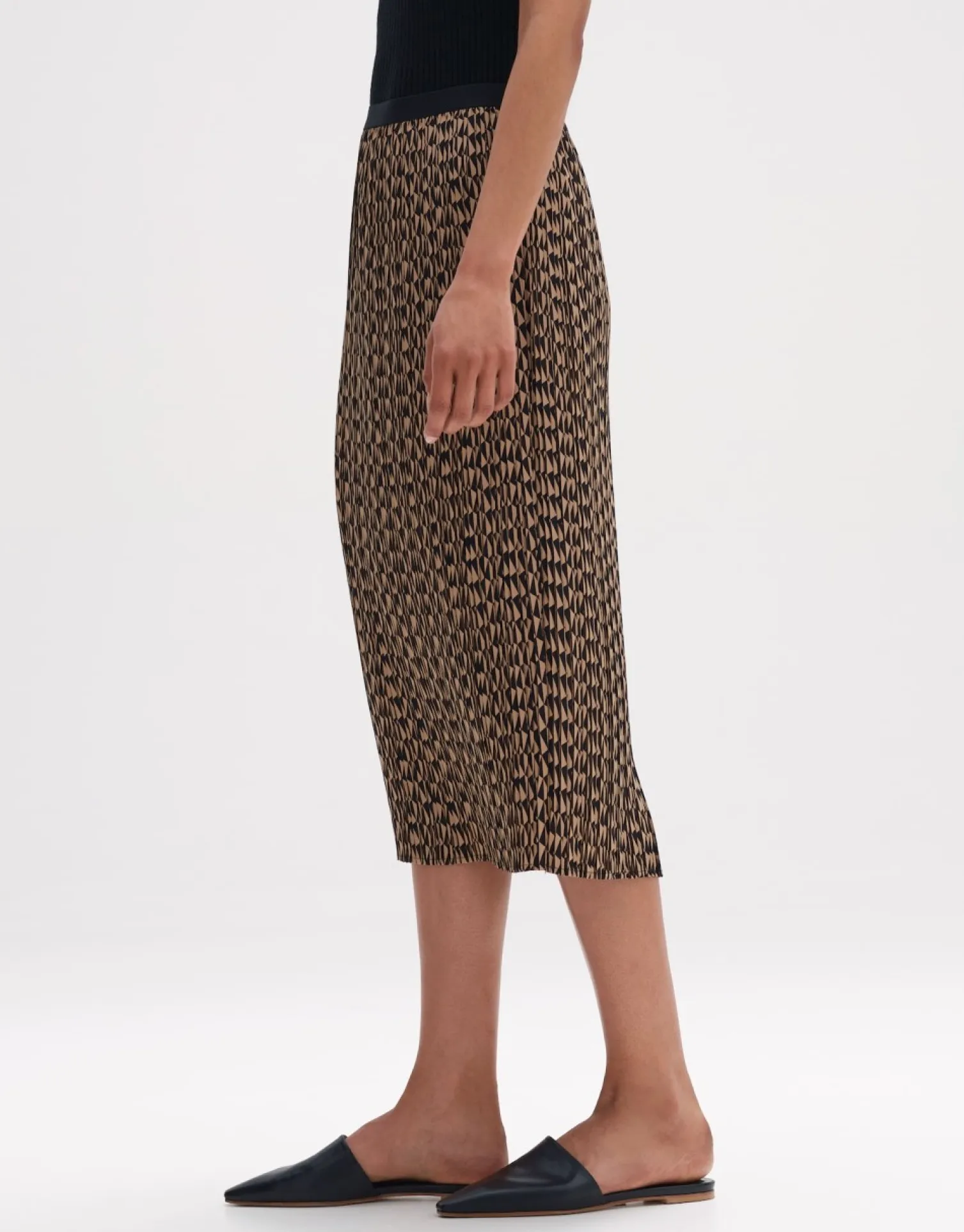 someday Fashion Jurken Rokken>Plissu00E9Rok Rabani Natural Glaze