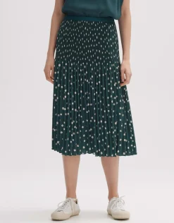 someday Fashion Jurken Rokken>Plissu00E9Rok Ribane Dot Deep Teal