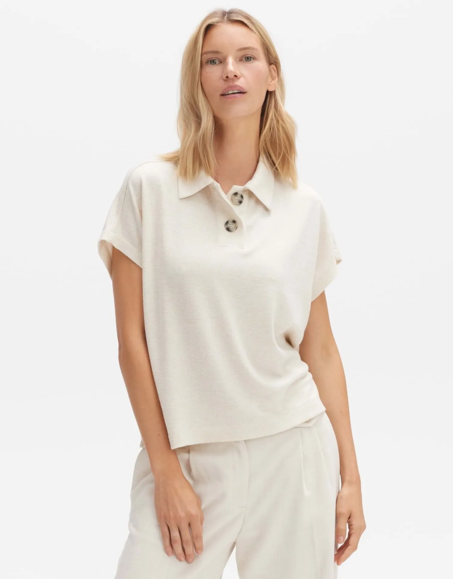 someday Fashion Shirts>Poloshirt Semufa Natural Glaze