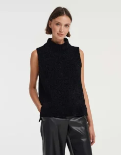 someday Fashion Gebreide Items>Pullunder Pagna Black