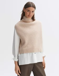 someday Fashion Gebreide Items>Pullunder Palisa Macadamia