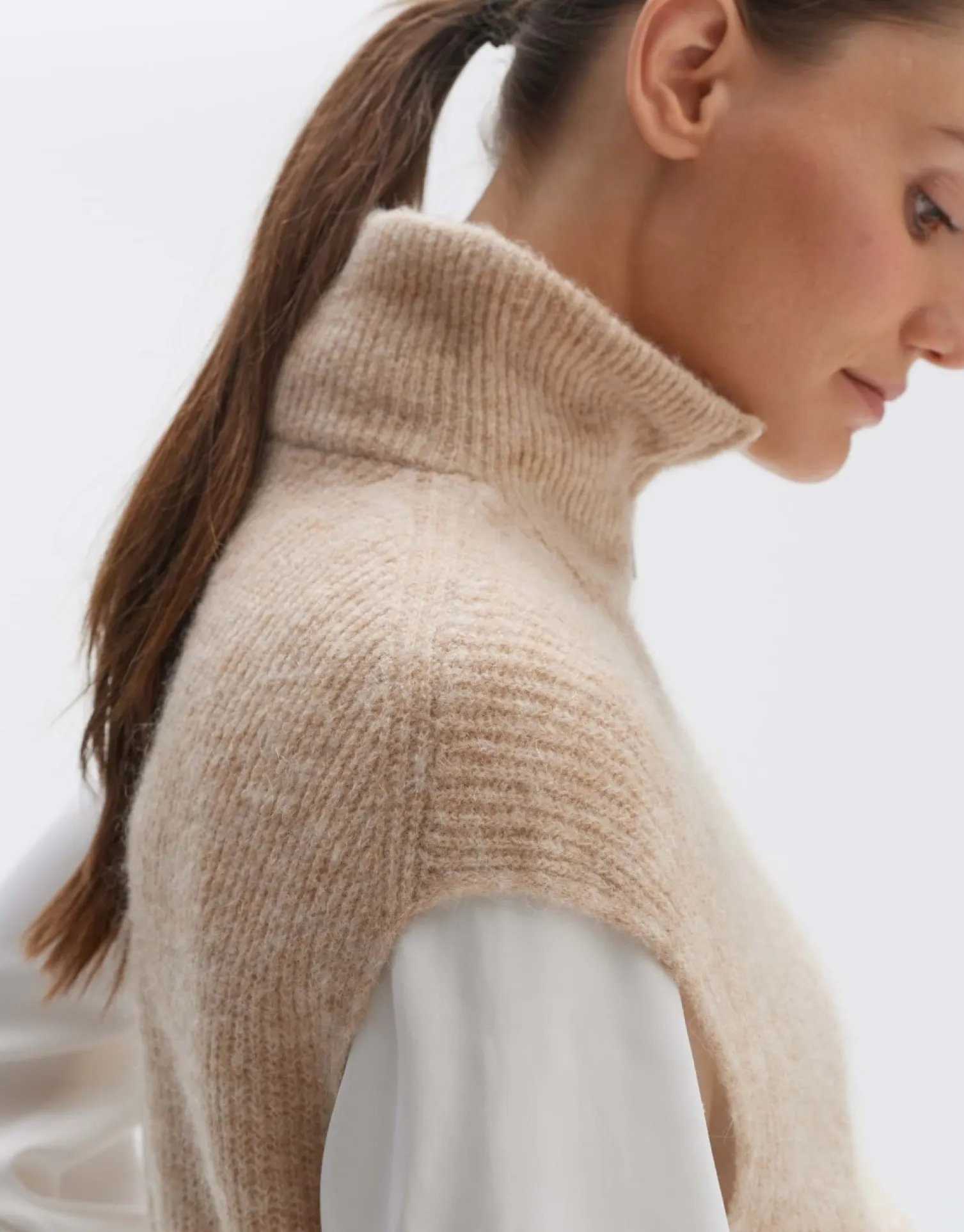 someday Fashion Gebreide Items>Pullunder Peisini Macadamia