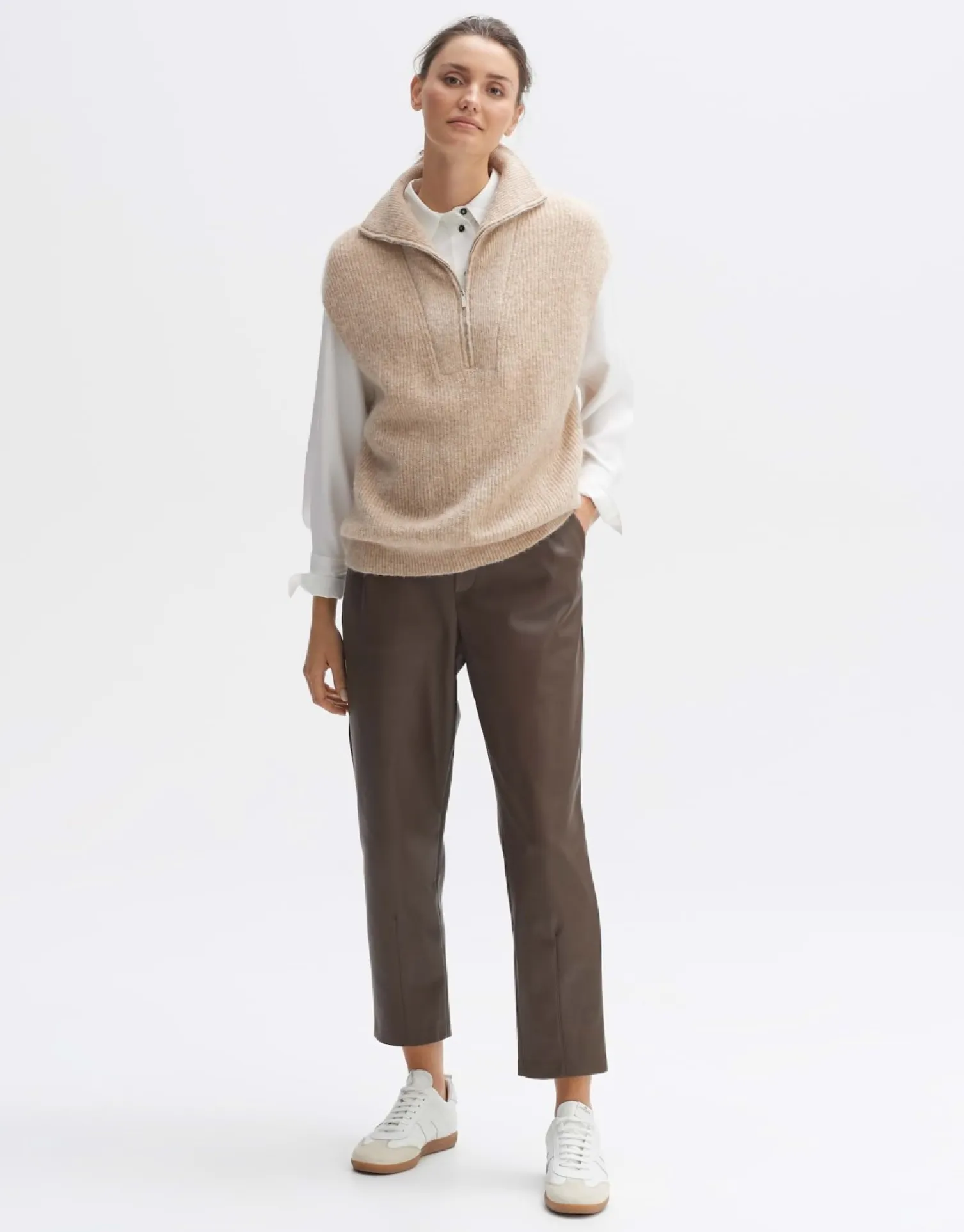someday Fashion Gebreide Items>Pullunder Peisini Macadamia