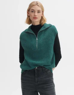 someday Fashion Gebreide Items>Pullunder Peisini Deep Teal