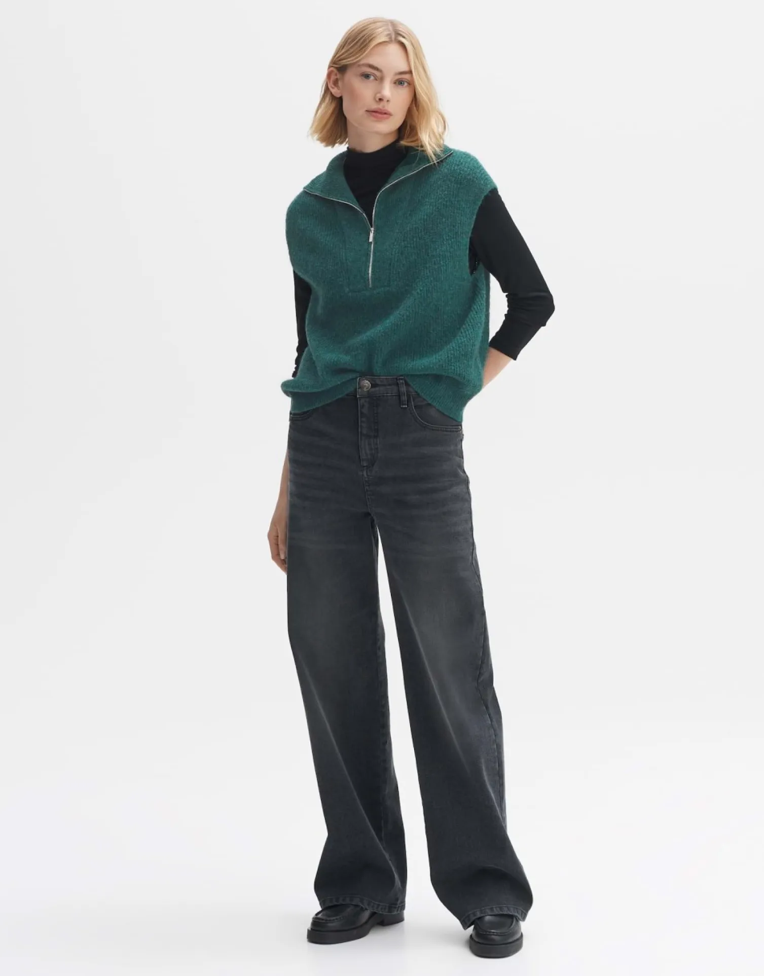 someday Fashion Gebreide Items>Pullunder Peisini Deep Teal