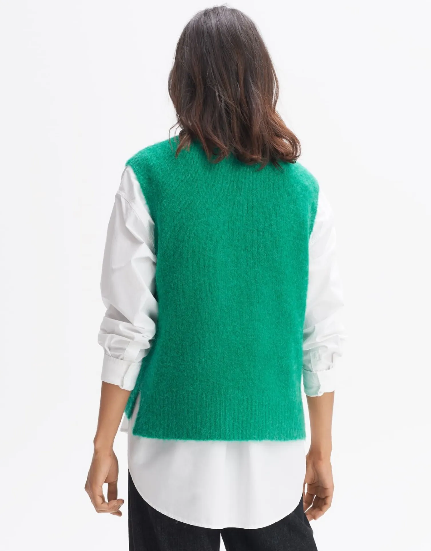 someday Fashion Gebreide Items>Pullunder Pya Pepper Green