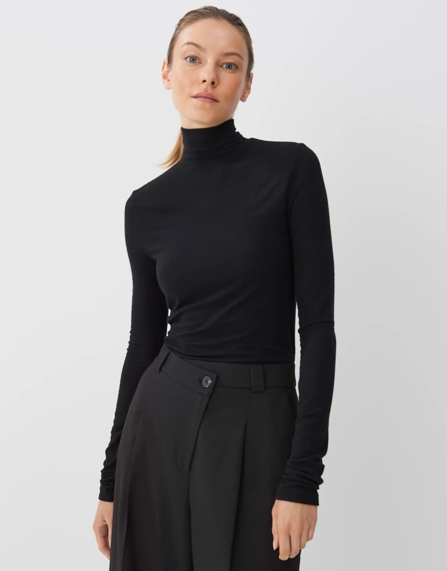 someday Fashion Shirts>Shirt Met Col Kimora Black