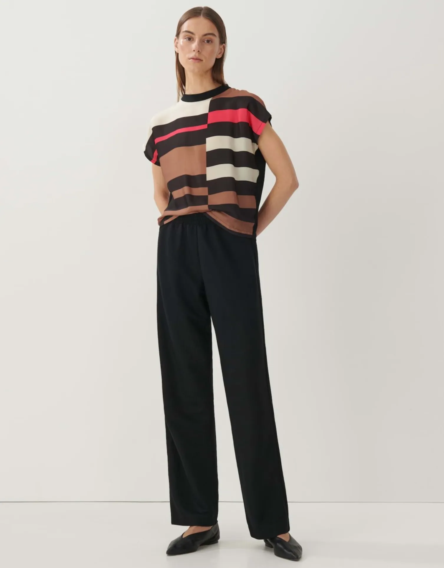 someday Fashion Shirts>Shirt Met Print Kreata Print Black