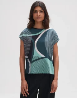 someday Fashion Shirts>Shirt Met Print Sadoli Print Black