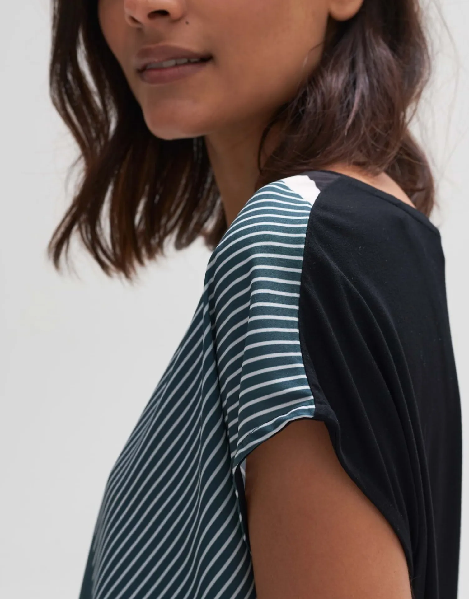 someday Fashion Shirts>Shirt Met Print Sadoli Print Black