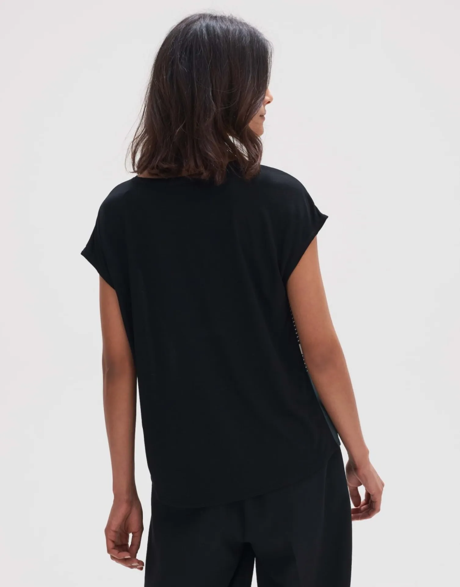 someday Fashion Shirts>Shirt Met Print Sadoli Print Black