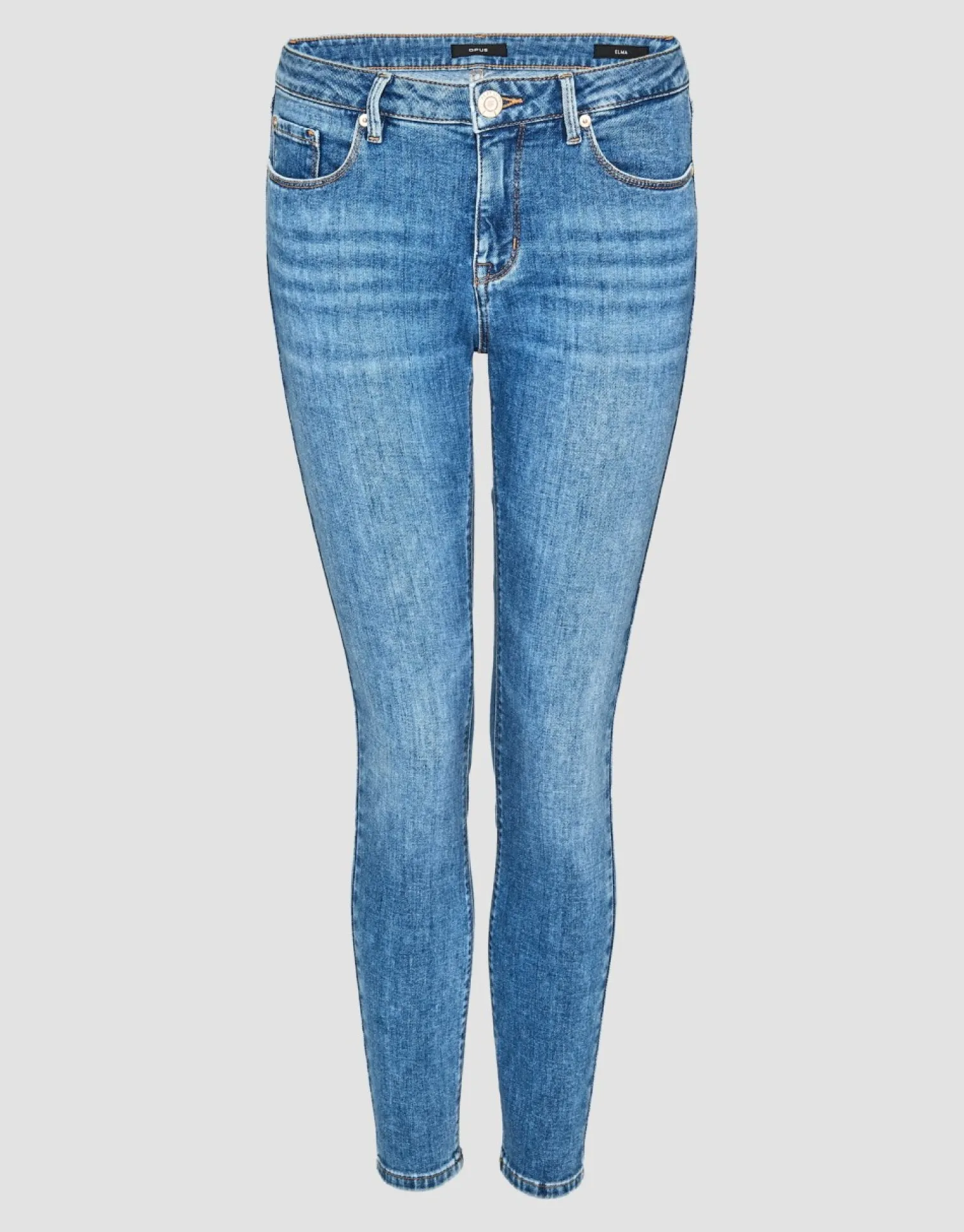 someday Fashion Jeans>Skinny Jeans Elma Mid Blue Clean Blue