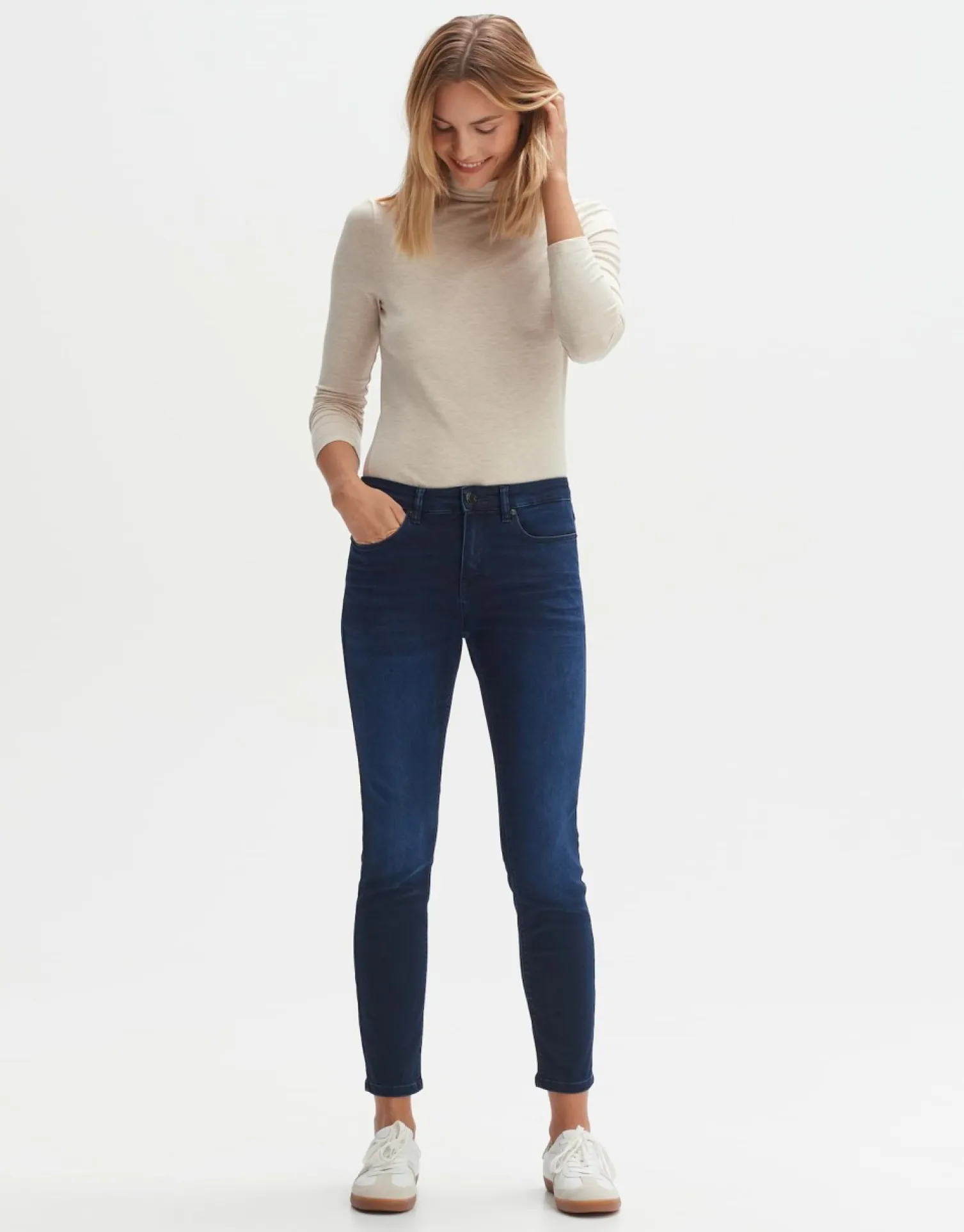 someday Fashion Jeans>Skinny Jeans Elma Midnight Deep Vintage Blue