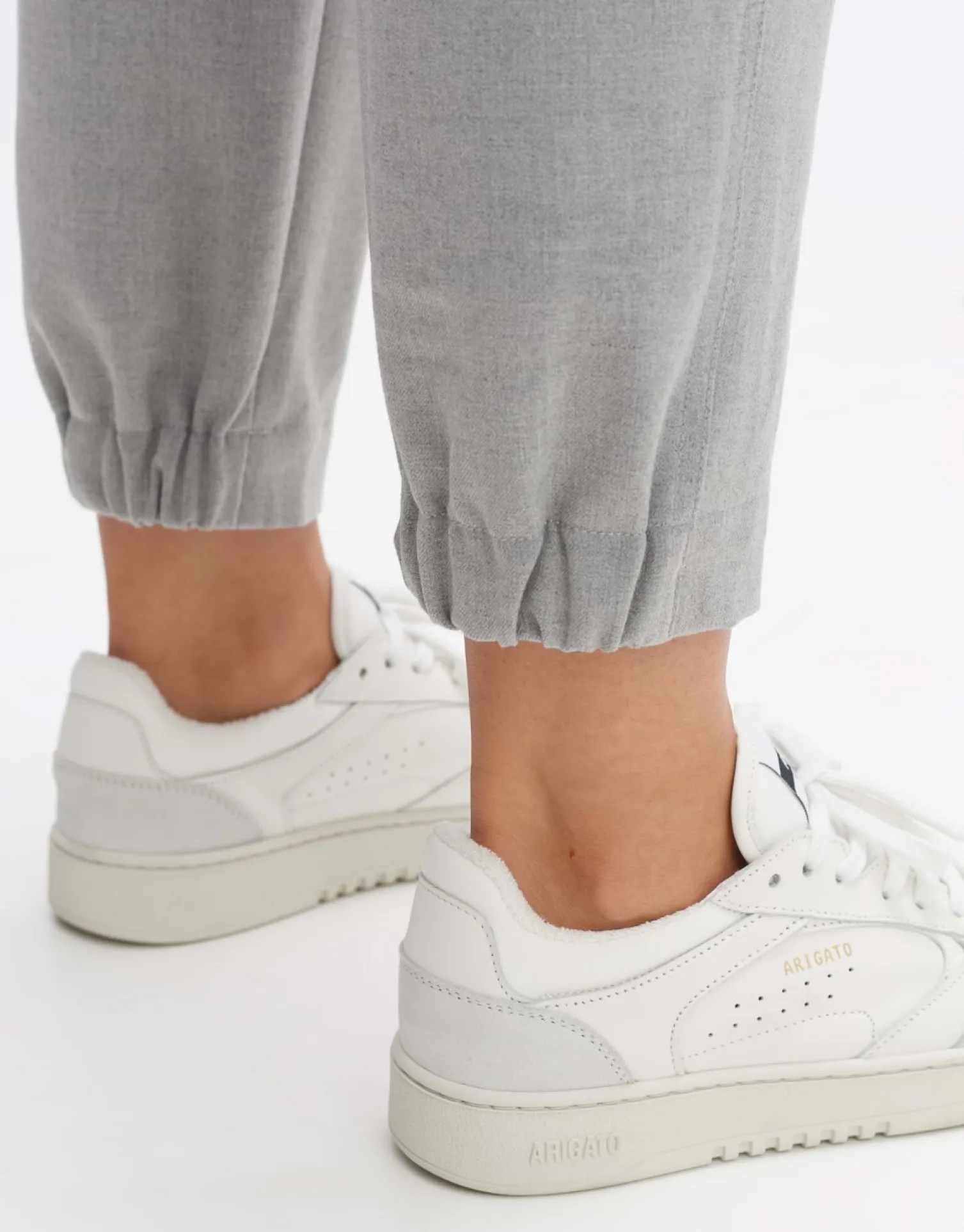 someday Fashion Broeken>Slip-On Broek Myha Hazy Fog Melange