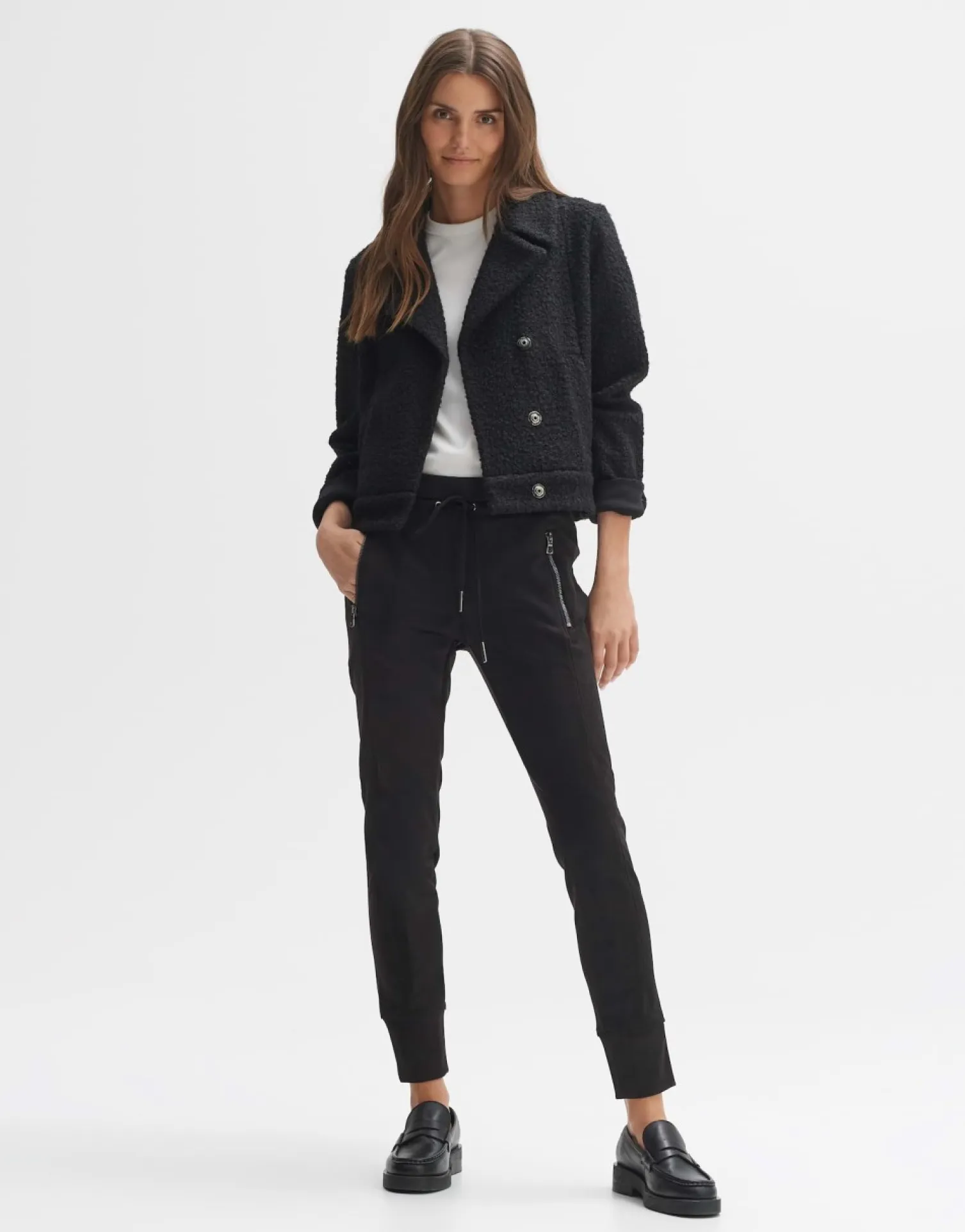 someday Fashion Broeken>Stoffen Broek Levina Soft Black