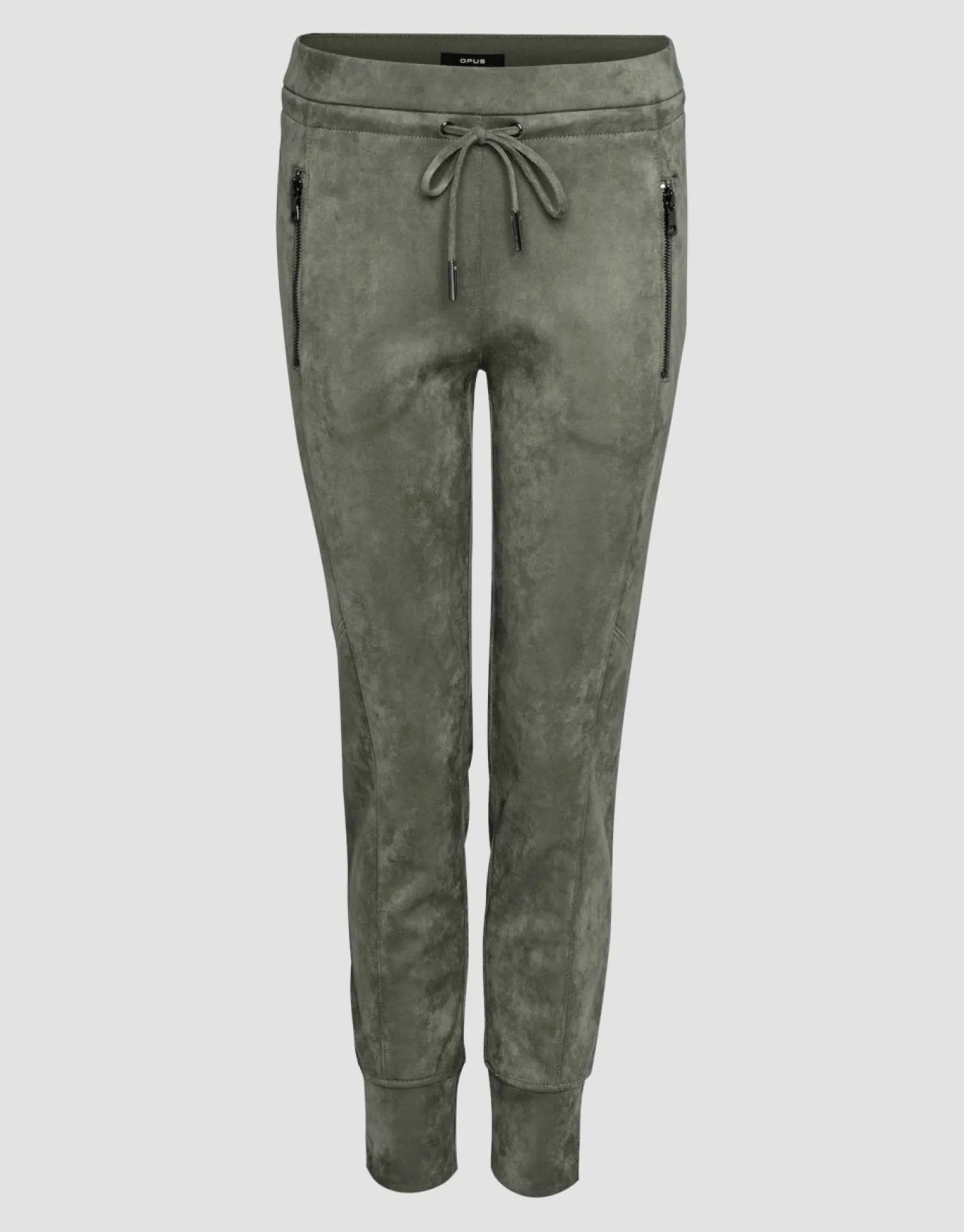 someday Fashion Broeken>Stoffen Broek Levina Soft Dark Sage