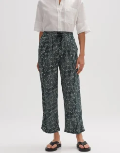 someday Fashion Broeken>Stoffen Broek Mahola Sunny Deep Teal