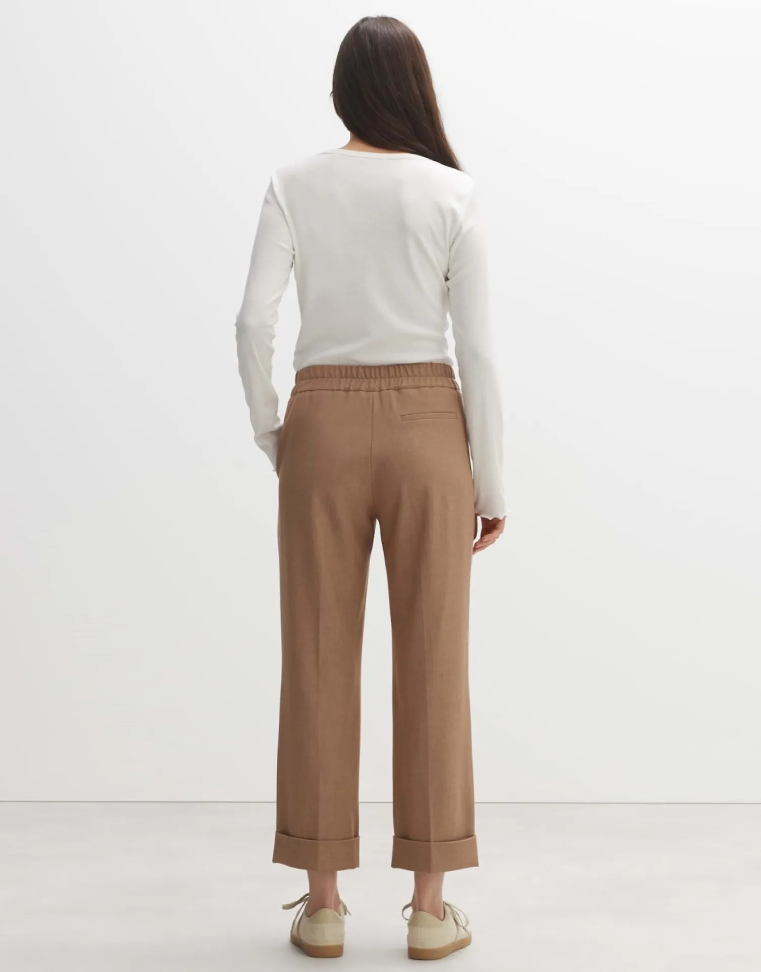 someday Fashion Broeken>Stoffen Broek Maikito Brushed Argan Oil
