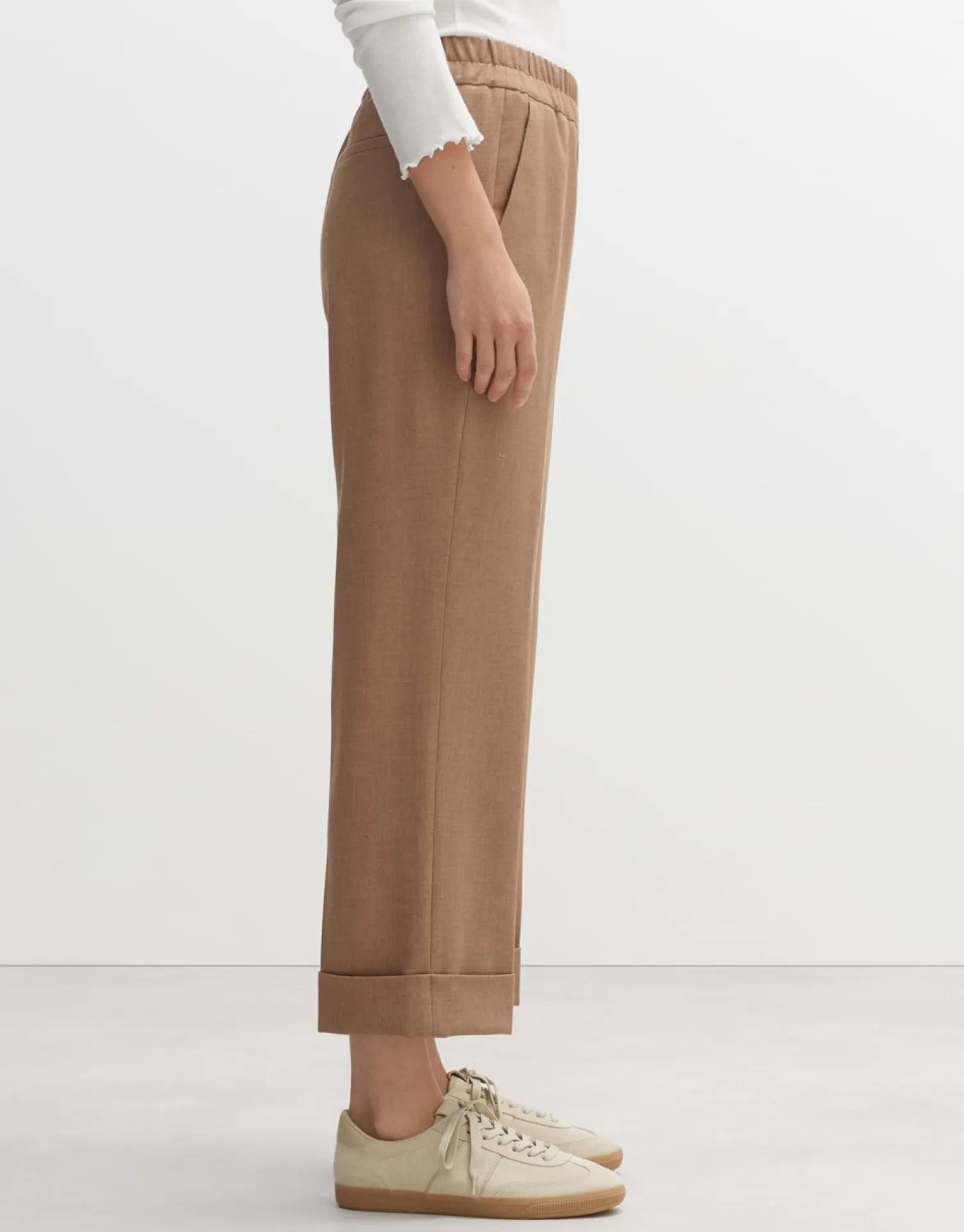 someday Fashion Broeken>Stoffen Broek Maikito Brushed Argan Oil