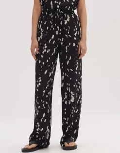 someday Fashion Jeans>Stoffen Broek Manilo Groove Black