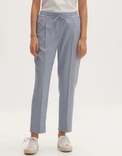 someday Fashion Broeken>Stoffen Broek Melosa Breeze Preppy Blue