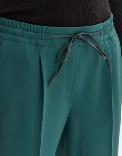 someday Fashion Broeken>Stoffen Broek Melosa Track Deep Teal